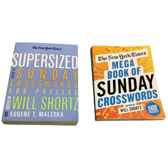 2 The New York Times Supersized & Mega Book Of Sunday Crosswords 500 Puzzles - Picture 1 of 6